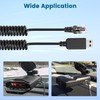 Radar Detector Cable, USB 2.0 to RJ11 Plug Cable 5V-12V