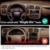 DOTCOM Dash Trim Bezel Cover Single Din Beige Compatible with
