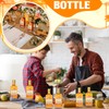 LOYIM 12 Pcs Glass Maple Syrup Bottles Bulk 8 oz