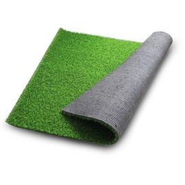 Griclner 0.7inch Realistic Synthetic Artificial Grass Turf Pet Faux Grass Astro Rug Carpet 7FTX9FT Indoor Outdoor Garden Backyard Balcony with Drainage Holes