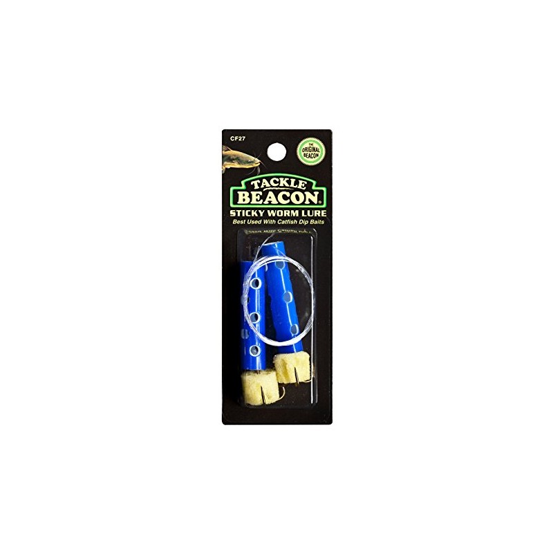 Rod-N-Bobbs® Tackle Beacon® Catfish Blue Sticky Worm Treble Hook (2