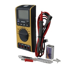 Unitec DM600 46044 Digital Multimeter 5-in-1 Black/Yellow