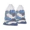 Mesh Laundry Bag With Drawstring For Delicates, Washing Machine,Traveling,College,Dirty Clothes/Net