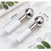Stainless Steel Ice Globes for Facial Massage – 2-Piece Cooling