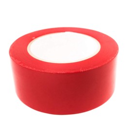 Bertech Aisle Marking Tape, Red, 3" Wide x 36 Yards Long