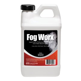 FogWorx Fog Juice - 1 Half Gallon of Premium Fog Fluid (64oz) - Medium Density, High Output, Long Lasting Fog Machine Fluid