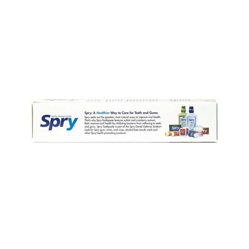 Spry Xylitol Toothpaste for Kids 5oz. Fluoride Free, Teeth Whitening