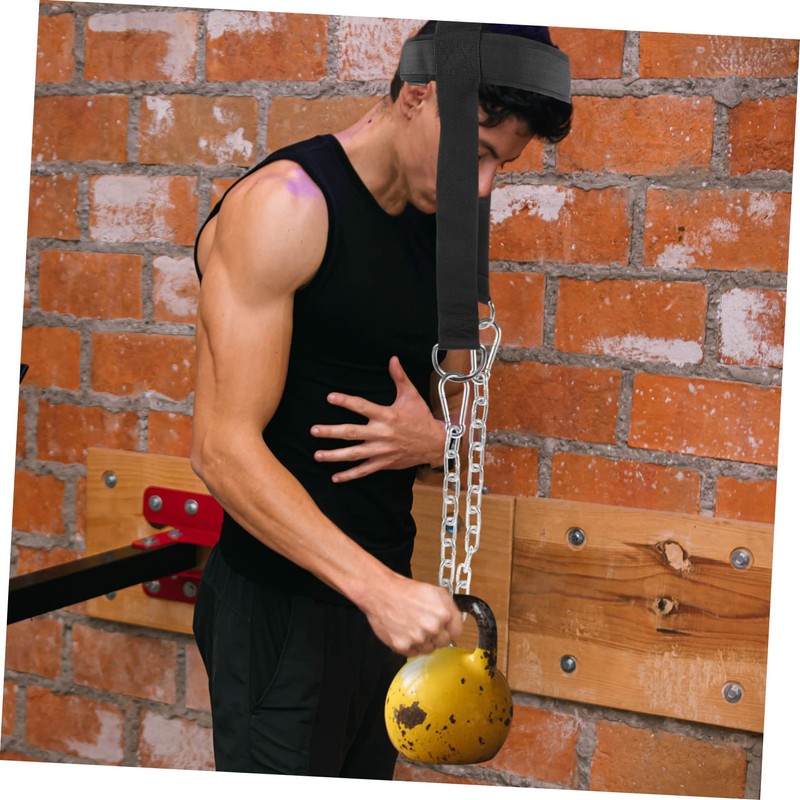 WHAMVOX 1Set Neck Training Exerciser Neck Harness for Fitness Sports