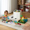 SHIMOYAMA Collapsible Storage Box with Large Building Base for Duplo
