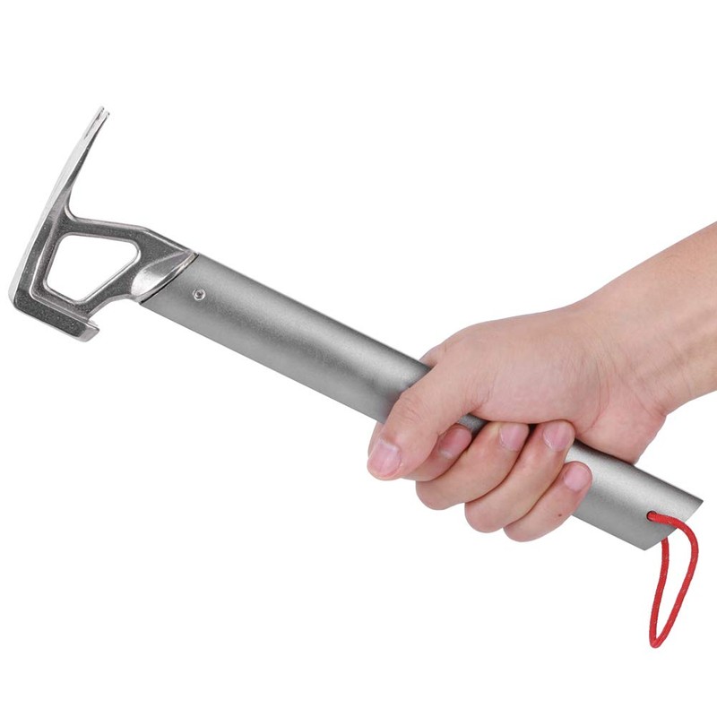 Camping Hammer, Stainless Steel Stake Hammer Tent Stake Hammer with