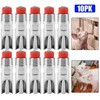 10Pcs Stainless Steel Nipple, Easy to Use Waterer for Cattle