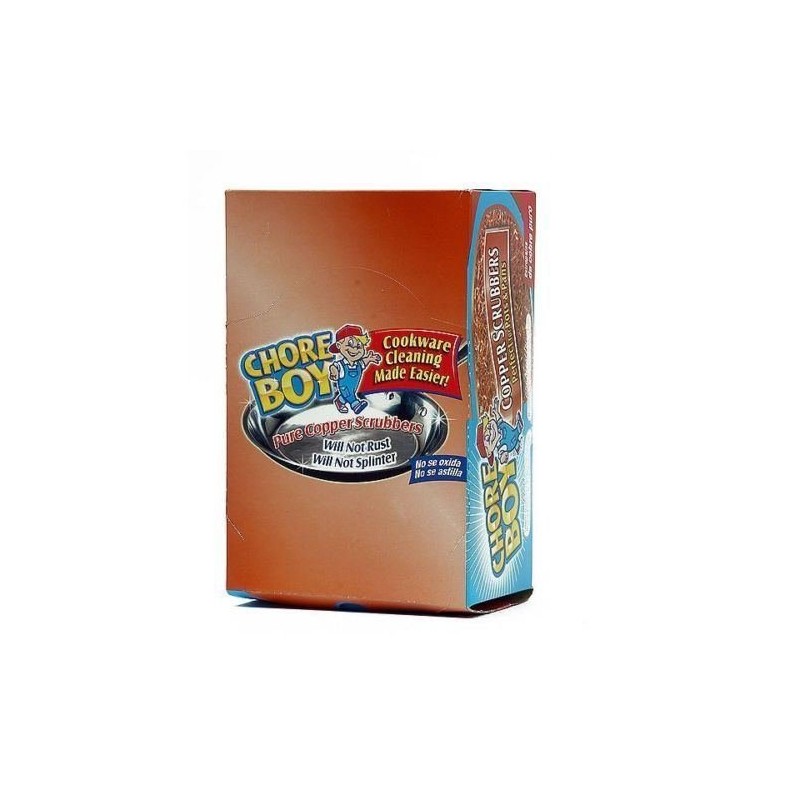 6 Pieces Of Chore Boy Copper Scouring Pad 100% Pure
