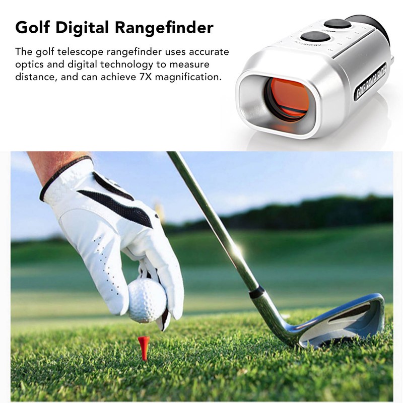 Golf Telescope Rangefinder 7x18 Monocular 930 Yards Digital Rangefinder for