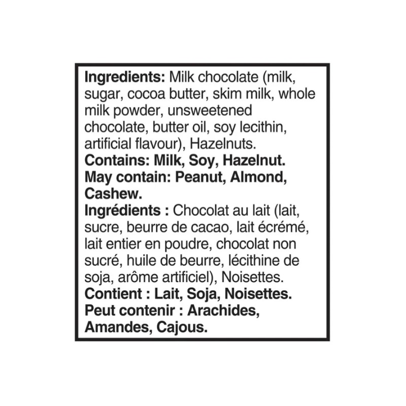 Cadbury Dairy Milk Hazelnut Chocolate Bars, 200g