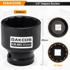 DAKCOS 1/2" Drive 30mm Socket 12 Ponit Impact Wrench Socket