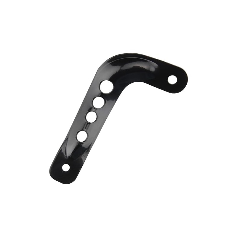 Exhaust Retaining Plate Strut Perforated Plate Short Black Compatible with