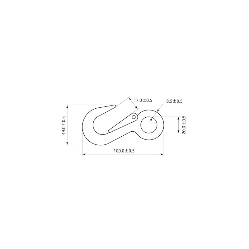 aiai Stainless Snap Hook 15-510 X2