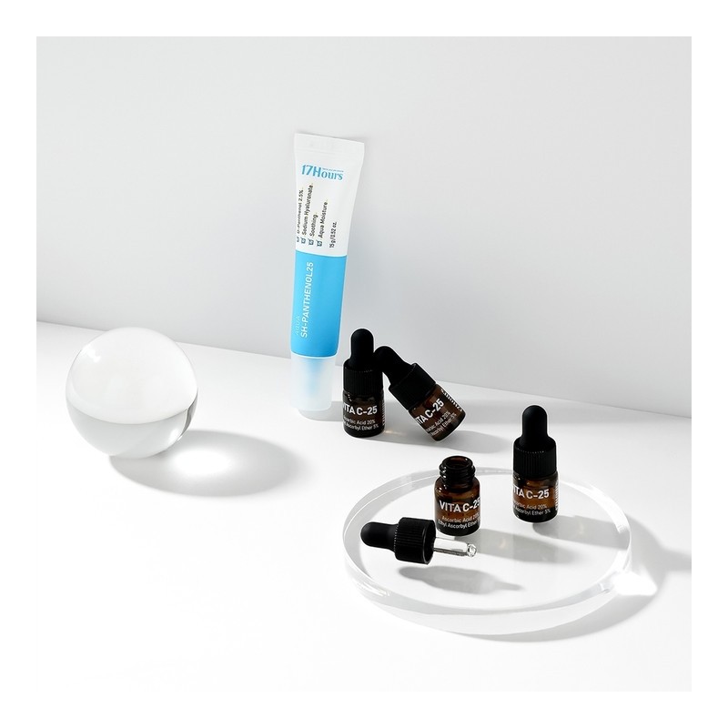 Vitamin 25% ampoule + soothing cream set |Texture & freckle