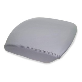 Dunhil Center Console Cover Fits for Pilot 2009 2010 2011 2012 2013 Armrest Cover Replacement Leather Console Lid (Gray)
