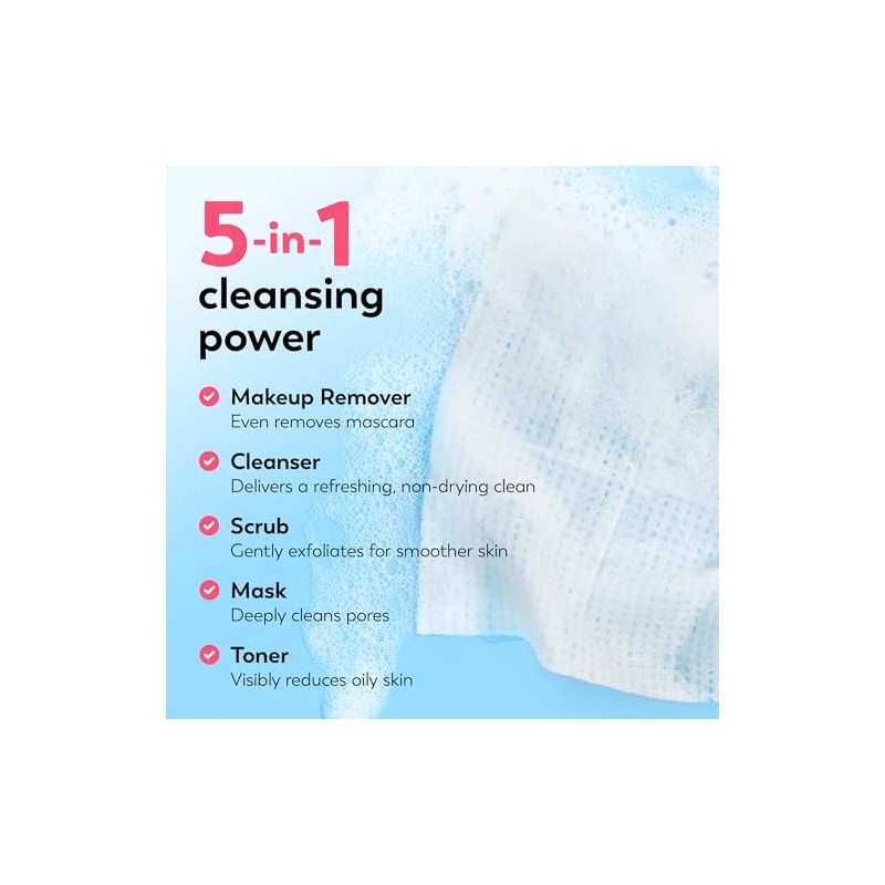 Olay Daily Clean 4-in-1 Water Activated Cleansing Cloths, 66 count