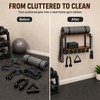 Tonal Accessories Gym Storage Rack with Yoga Mat Holder and
