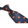 Frederick Thomas Pumpkin Pattern Mens Tie