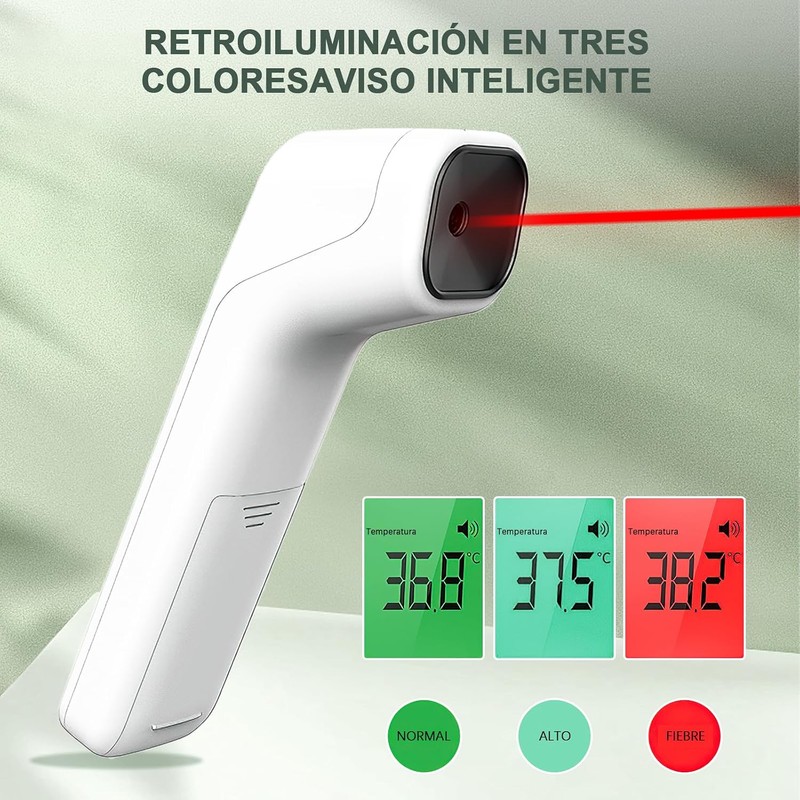 Termómetro Digital Infrarrojo Portátil AXIDUN HG02 FTW01 – Medición sin