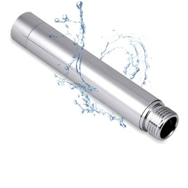 Shower Extension Tube Stainless Steel Shower Head Extension Arm 6 Inch G1/2 Bathroom Shower Arm Extension Hand Shower Extra Tube for Fixed Shower Head Bathroom Accessories