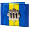 Fallout 4 Vault 111 Silver Metal Cog Badge Wallet Bi-Fold
