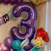 Number 30 Purple Balloons, 40 Inch Self Inflating Large Foil