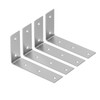 YUMORE Shelf Bracket, 7 Inch L Brackets Heavy Duty, Stainless