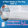 OlitAir 14x14x1 MERV 8 Air Filter,AC Furnace Air Filter,Reusable ABS