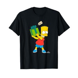 The Simpsons Bart Simpsons Present Time Holiday T-Shirt