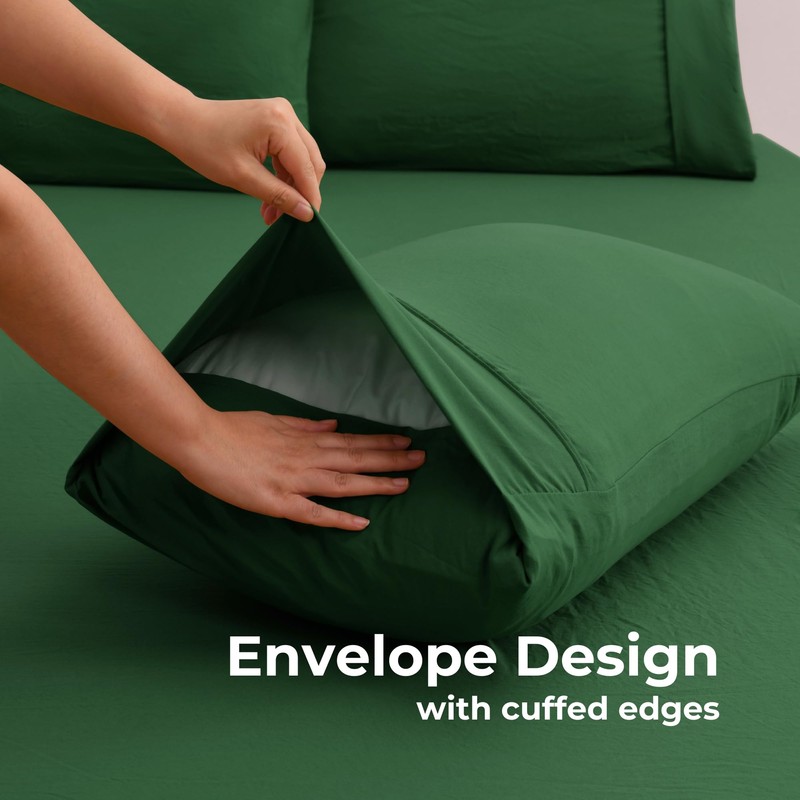 Dreamaker Double Fitted Combo Microfiber Sheet Set, Ultra Soft Plush