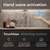 EShine Hand Wave Activated Under Cabinet LED Lighting Kit, Dimmable,