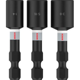 Bosch 3 x PRO Nutsetter Impact (98.4 x 73 mm, Professional Accessories Screwdriver, Drill/Screwdriver)