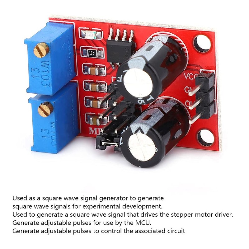 Pulse Frequency Duty Cycle Square Wave Signal Generator Stepper Motor