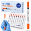 10pcs 1ml - 30g x 8mm | 1ml Syringes with