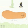 biped 2 Pairs of Children's Premium Leather Insoles with Activated