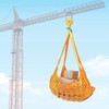 Cargo Lifting Net (4.92'x4.92'), Lifting Straps for Hoist, Tear Resistance