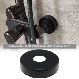 Create idea Set of 2 Radiator Pipe Covers Made of Stainless Steel Black Cover of the Heating Pipe Pipe Cover Can Be Used for Showers Taps Radiator