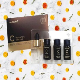 Medicube Deep Vita C Ampoule 7-Day Freckle Ampoule 2.0 Vitamin C Freckle, Blemish, Skin Tone Improvement, Melanin Care / 메디큐브 딥 비타 씨 앰플 7일 기미 앰플 2.0 비타민C 기미 잡티 피부톤 개선 멜라닌 케어