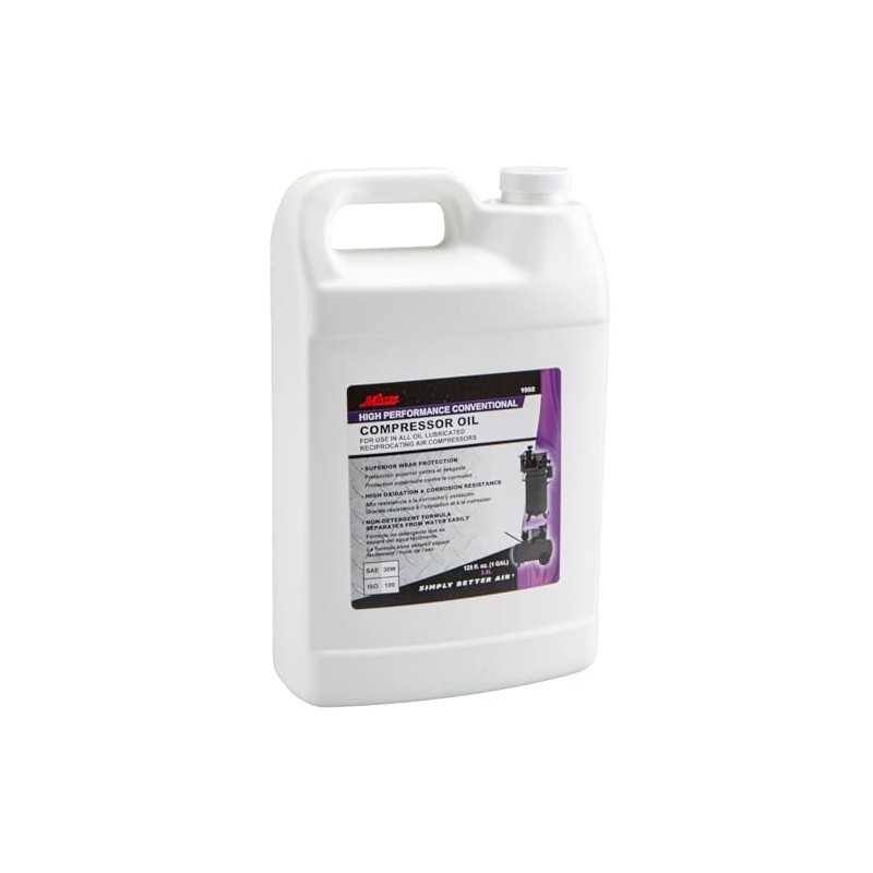 Milton 1002 High Performance Conventional Air Compressor Oil ISO-100-1 Gallon