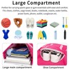 Veious Drawstring Backpack for Kids Sports Gym Bag with Shoes
