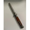 Stilleto Wood SWITCHBLADE COMB Italian Stiletto Style Knife Automatic Switch