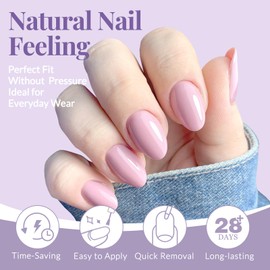 AddFavor Short Oval Nail Tips, 420pcs Gel Nail Tips Oval Short Fake Nails, Full Cover Clear Gel Tips 15 Size Acrylic Nails Tips for Nail Extensions, Press on Nails Making