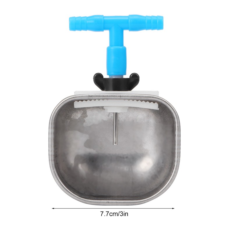 5Pcs Stainless Steel Automatic Rabbit Drinker Nipple Drinking Bowl Waterer