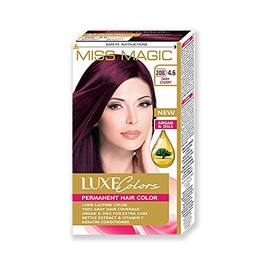 HAIR DYE MISS MAGIC DARK CHERRY RED HAIR COLOUR WITH ARGAN
