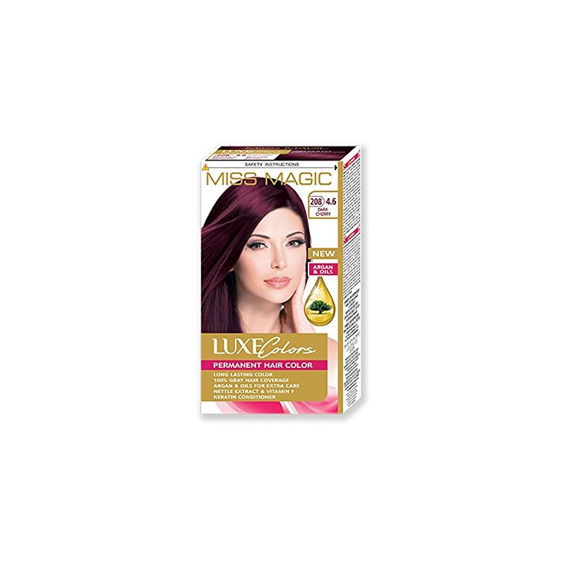 HAIR DYE MISS MAGIC DARK CHERRY RED HAIR COLOUR WITH