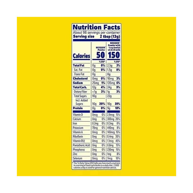 Nesquik Chocolate Powder Drink Mix 44.9 oz.